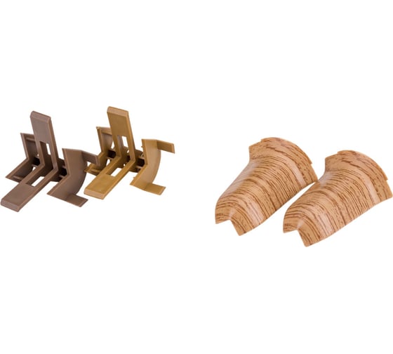 Изображение товара Угол наружный для плинтуса Волшебная палочка ПВХ 58 мм, 2 шт, цвет 5808 УТ000072781