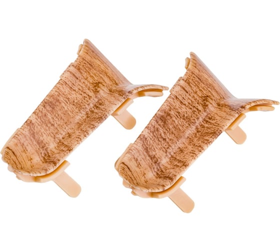 Изображение товара Угол внутренний для плинтуса Волшебная палочка ПВХ 58 мм, 2 шт, цвет 5807 УТ000072776