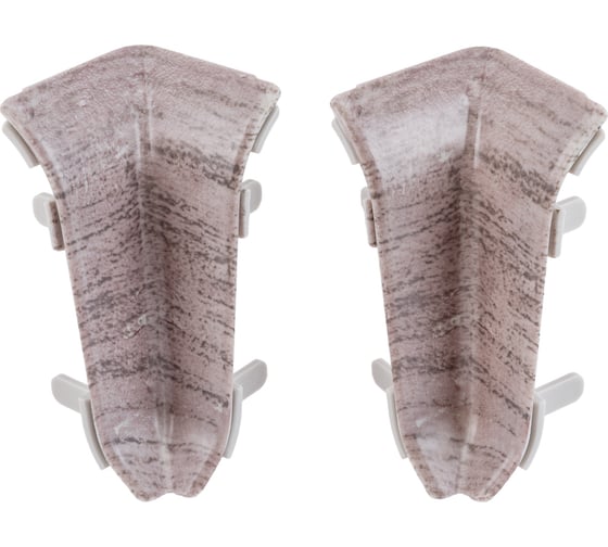 Изображение товара Угол внутренний для плинтуса Волшебная палочка ПВХ 58 мм, 2 шт, цвет 5804 УТ000072764