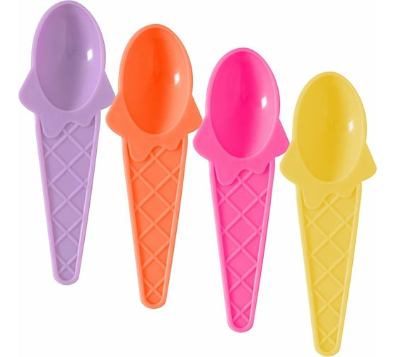 Изображение товара Ложка для мороженого МУЛЬТИДОМ набор 4 шт VL80-495