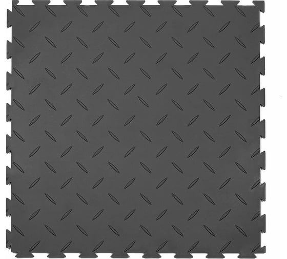 Изображение товара Модульное напольное покрытие ПластФактор SENSOR RICE-5-500-500, Ral 7037, 13 шт. 4627080342866