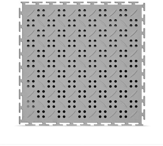 Изображение товара Модульное напольное покрытие ПластФактор SENSOR Canal 375-375 Ral 7035, 10 шт. 4627080342200