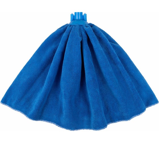 Изображение товара Насадка МОП для швабры LAIMA ЮБОЧКА из микрофибры, крепление еврорезьба, длина 30 см, 607461