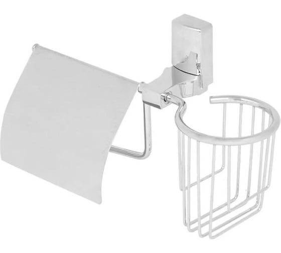 Изображение товара Держатель освежителя воздуха и туалетной бумаги Mario с крышкой 242330 84555