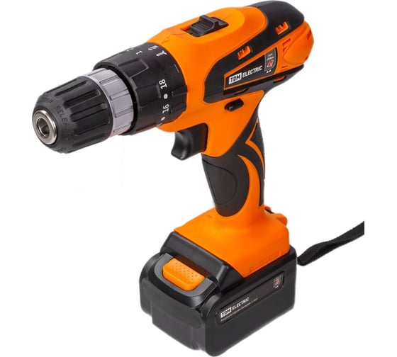 Изображение товара Аккумуляторная дрель-шуруповерт TDM ДША-18-ЛК1 Рубин SQ1030-0204