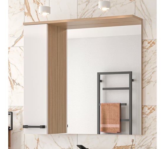 Изображение товара Зеркало со шкафом Misty Крафт - 50 левый П-Кра-02050-011Л