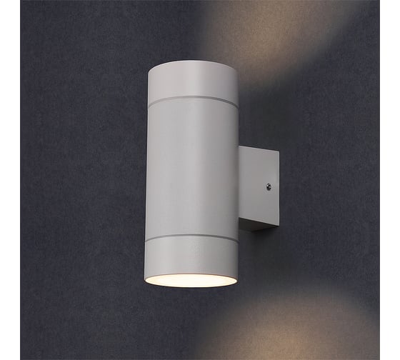 Изображение товара Cадово-парковый фасадный светильник General Lighting Systems двойной GX53, 205х140х90мм, металл, белый IP65 GWL-2GX53-M-IP65 661132
