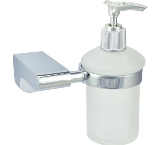 Изображение товара Дозатор для жидкого мыла Solinne коллекция Mirror стеклянный, хром, стекло-сатин B-82706 2516.132