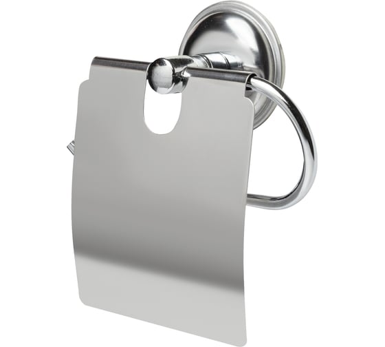 Изображение товара Держатель NV металлический для туалетной бумаги, -3802-6 NV-3802-6 с крышкой