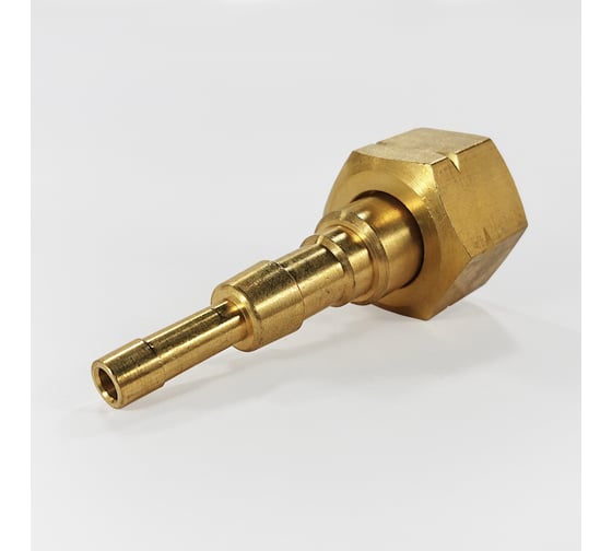 Изображение товара Штуцер со съемной гайкой М22, левая резьба, с пламегасителем, шланг 6/9 мм F10.13.1 FOOB 00-00003670