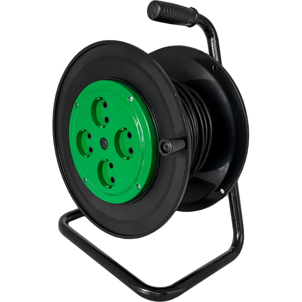 Электрический удлинитель SVET, цвет черный EV0451-5123 УХ-6-4-40-К - фото 1