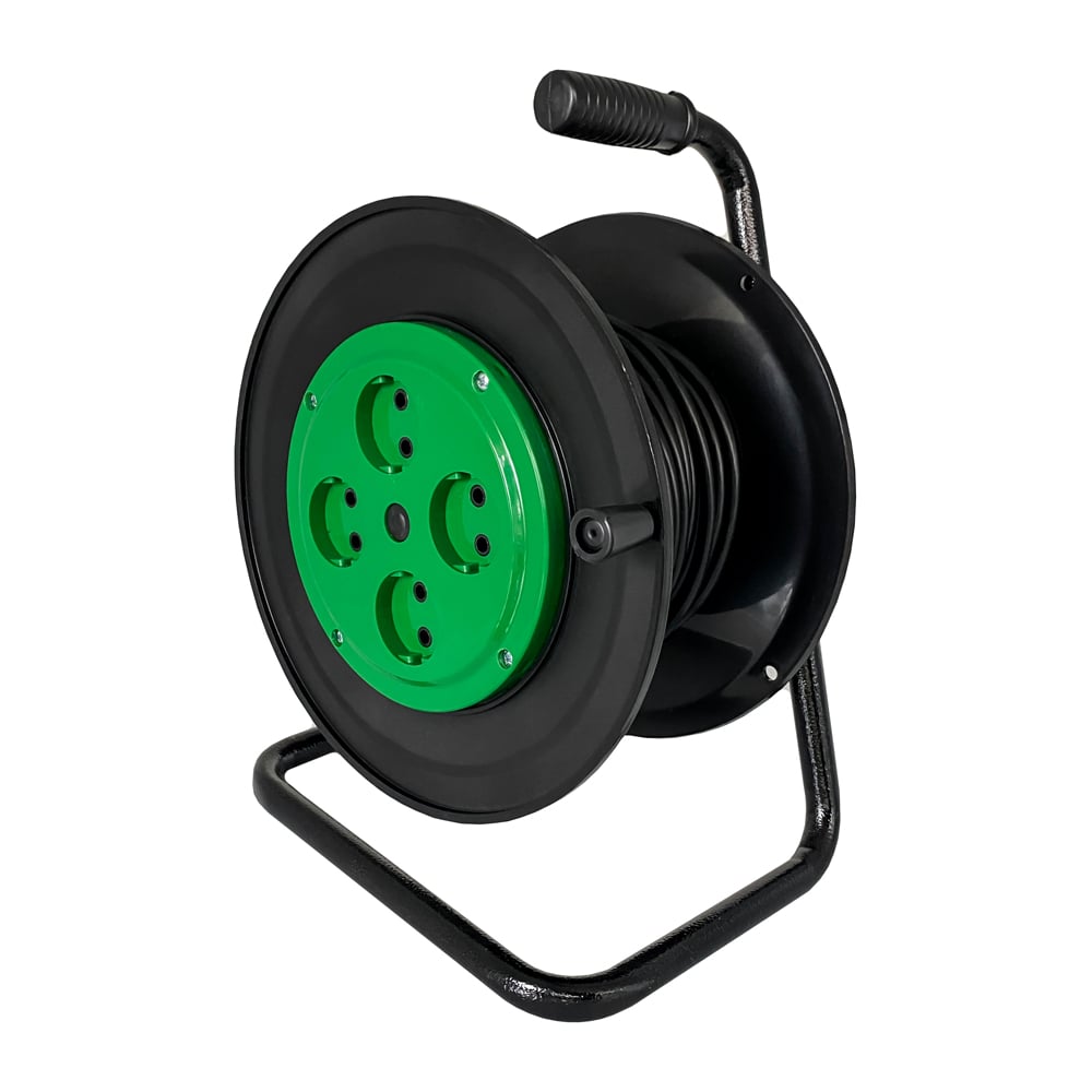 Электрический удлинитель SVET, цвет черный EV0451-5224 УХ-16-4-50-К - фото 1