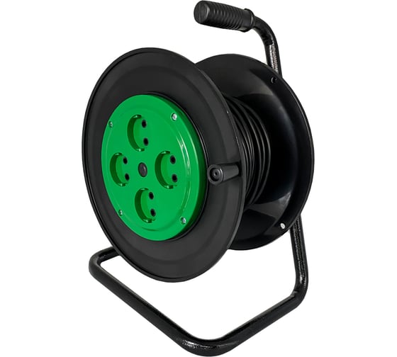 Изображение товара Удлинитель силовой морозостойкий на катушке SVET 50м/4роз. б/з(КГ 2x1), 2500Вт, 10А УХ-10-4-50-К КГ 2x1 3111-10051