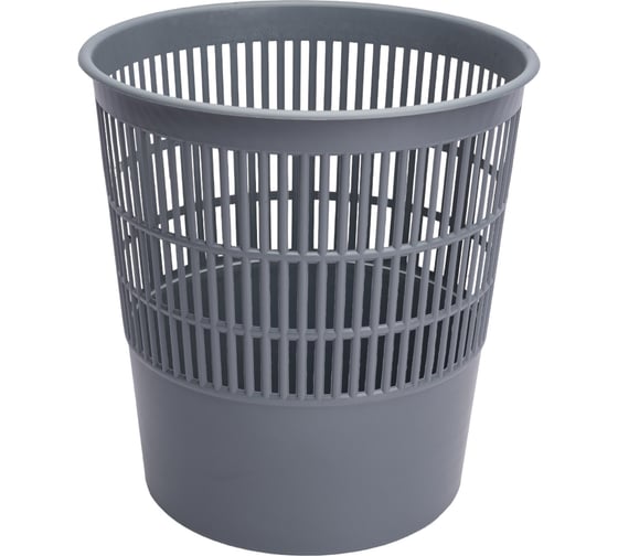 Изображение товара Корзина сетчатая для мусора Осколпласт 10 л, цвет-серый, 764231