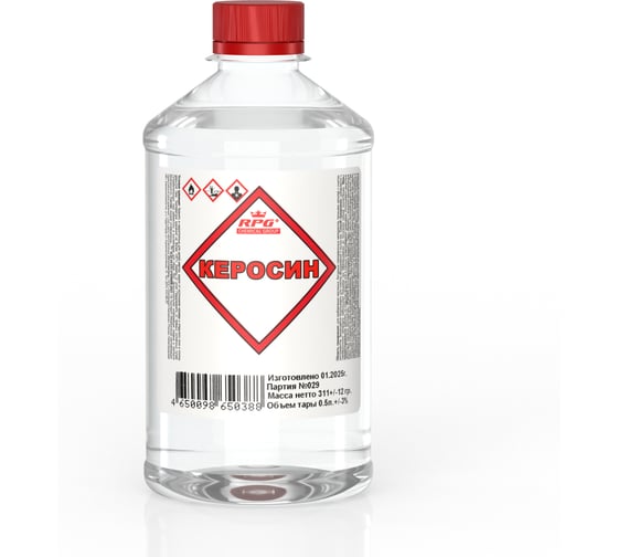 Изображение товара Керосин RPG ПЭТ 0,5 л. 4650098650388