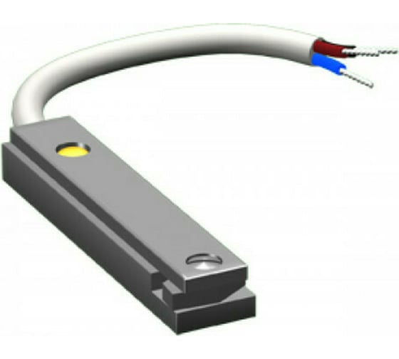 Изображение товара Магниточувств. датчик ТЕКО MS FE8A-41-L Герконовый,Cух контакт NO,Д16Т,3 pin,5...30 В,IP67,кабель, 00-00026625