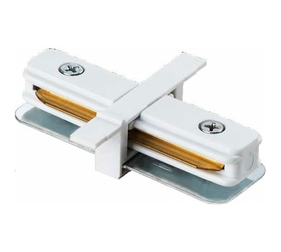 Изображение товара Прямой коннектор для однофазного шинопровода Фарлайт белый FAR002205