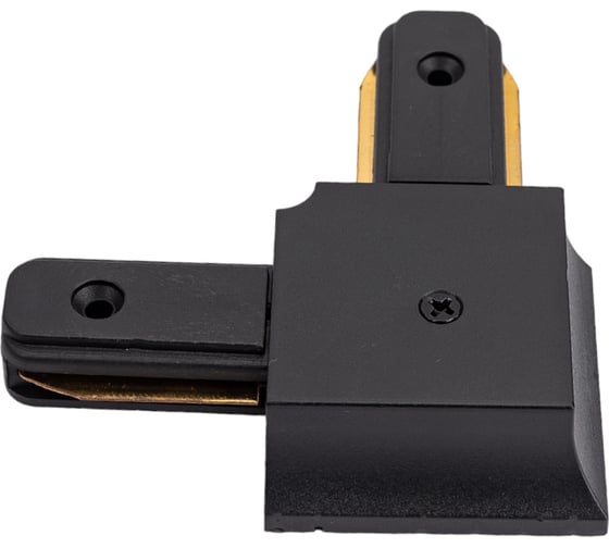 Изображение товара Угловой L-образный коннектор для однофазного шинопровода Фарлайт черный FAR002208