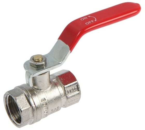 Изображение товара Кран шаровой Zein engr внутренняя 1/2", PN 4, для холодной воды, 5-45 градусов, рычаг, цинк 7551329