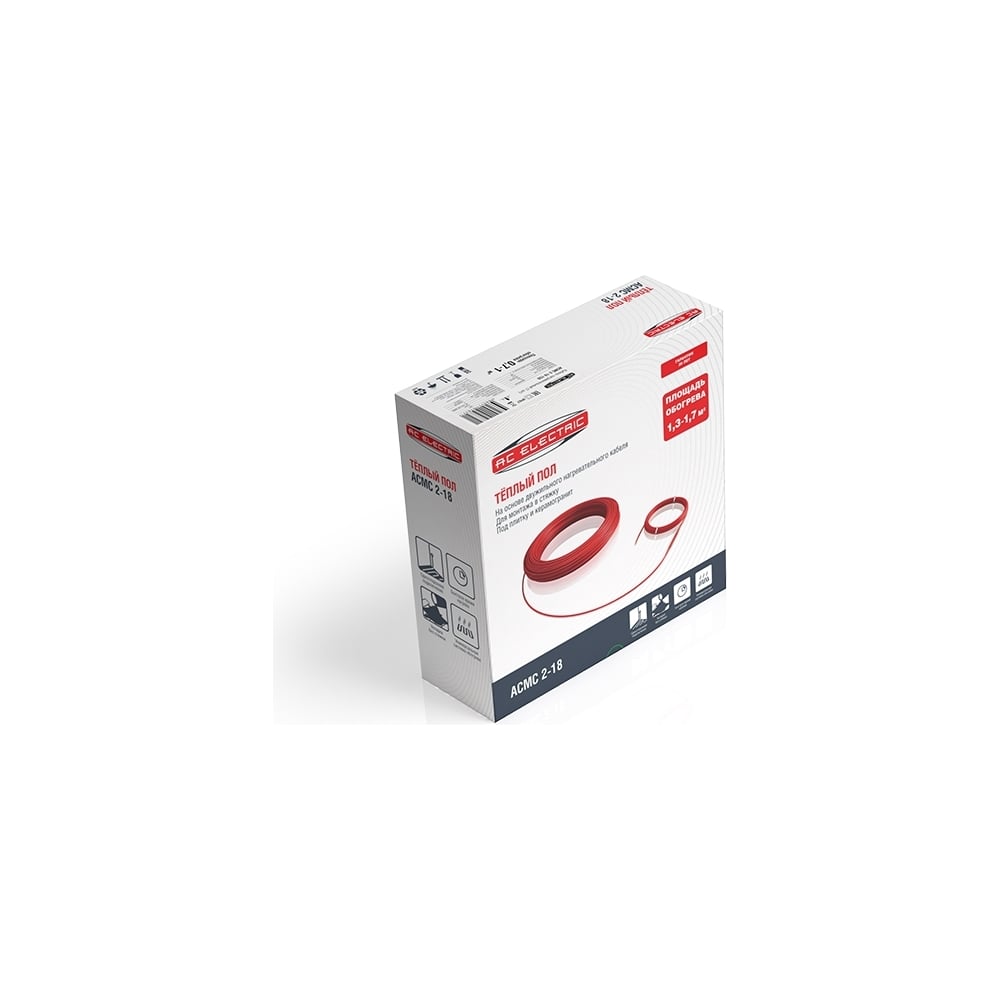 Нагревательный кабель AC ELECTRIC ACMC 2-18-250 НС-1221159