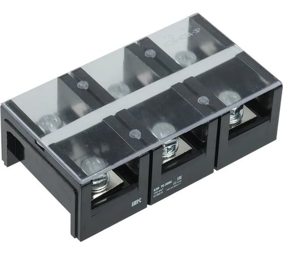 Изображение товара Блок зажимов IEK БЗН ТC-4003 200 мм2 400A 3 пары YZN42-03-200-K02