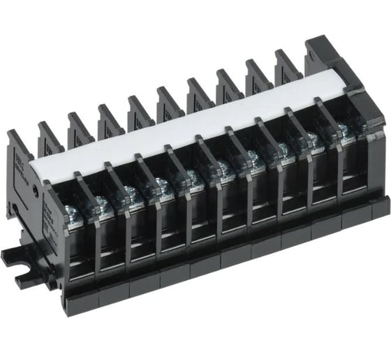 Изображение товара Блок зажимов IEK БЗН TK-010 1,5 мм2 10А на DIN-рейку 10 пар YZN43-10-001-K02