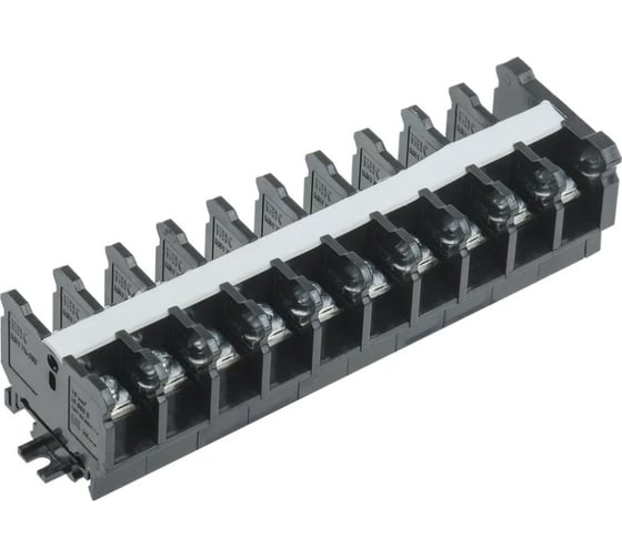 Изображение товара Блок зажимов IEK БЗН TK-060 10 мм2 60А на DIN-рейку 10 пар YZN43-10-010-K02