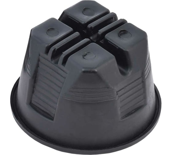 Изображение товара Держатель круглого проводника IEK 8мм, для плоской кровли, пластик с бетоном ZDP80-70-6-08