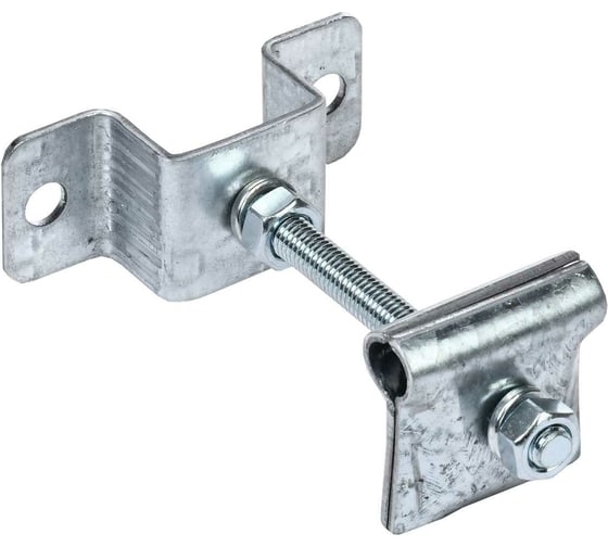 Изображение товара Держатель-зажим соединительного круглого проводника IEK 6-12мм, опорный, L=100мм, оцинкованная сталь ZHC81-11-1-16-100