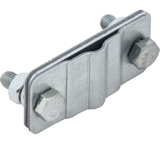 Изображение товара Соединительный параллельный зажим IEK полоса/пруток-полоса, оцинкованная сталь ZCC24-11-1-16-40