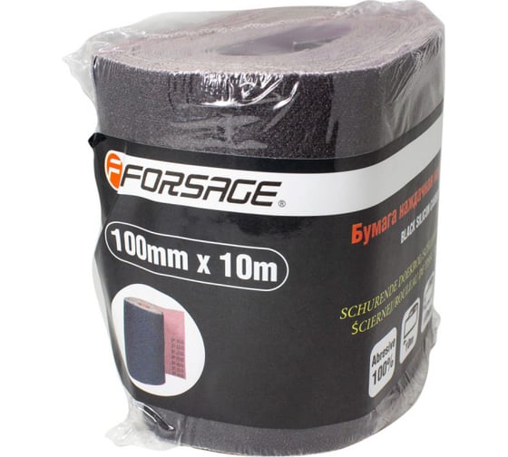 Изображение товара Бумага наждачная на тканевой основе (100 мм; 10 м; в рулоне; P180) Forsage F-FB4180C(50883)