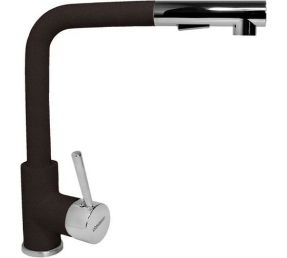 Изображение товара Смеситель LONGRAN Impact Marone granite выдвижная лейка LM2182 - 93