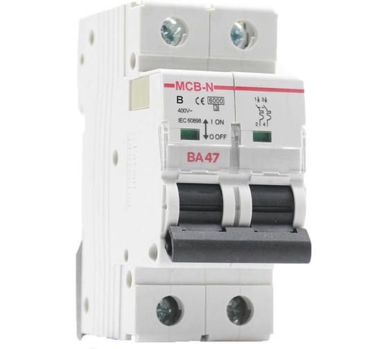 Изображение товара Выключатель автоматический AKEL ВА47-MCB-N-2P-B3-AC 400029