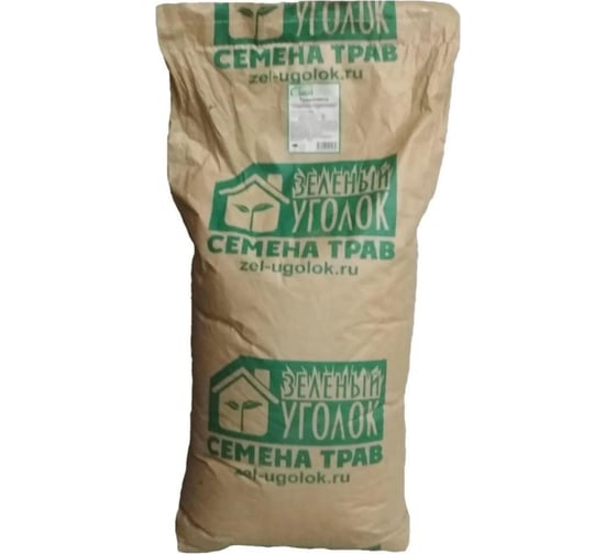 Изображение товара Семена газона Зеленый уголок Травосмесь Солнечная 20 кг 16617