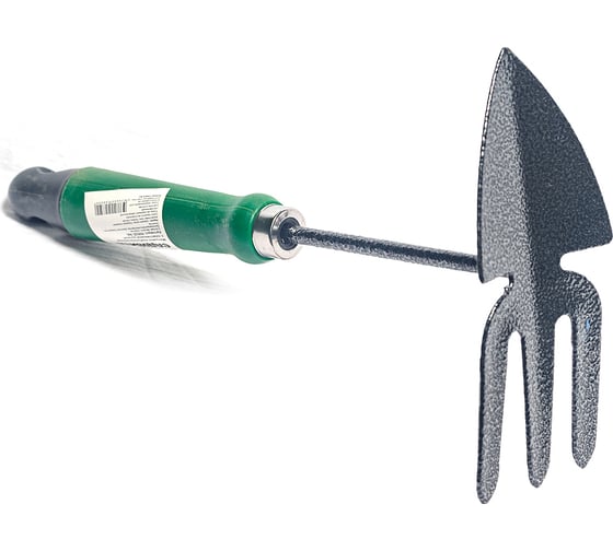 Изображение товара Комбинированная мотыжка-рыхлитель с пластиковой ручкой САДОВИТА лепесток 00076544