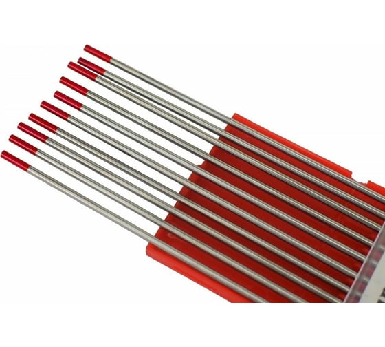 Изображение товара Электроды вольфрамовые WT-20 1.6 мм, красные, 10 шт Профессионал 206502