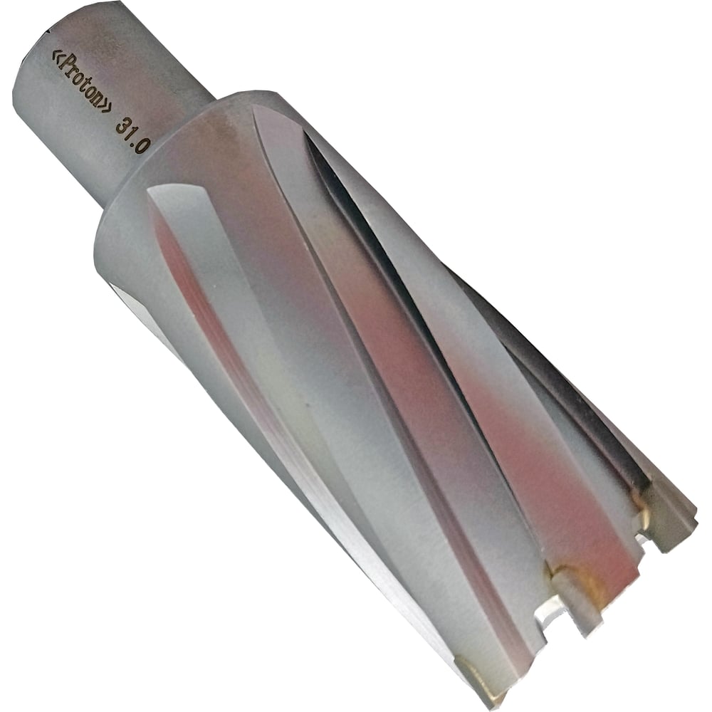 Изображение товара Сверло корончатое PROTON d31мм, длина 50 мм, твердый сплав, Weldon 19