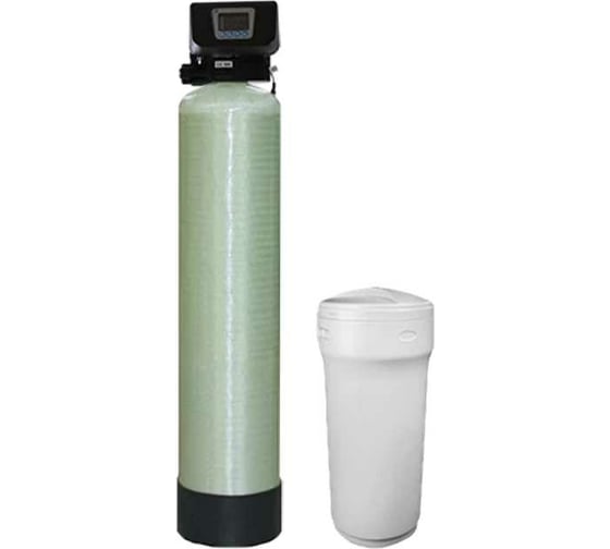Изображение товара Комплексная система очистки воды Аурус для дома, из скважины, колодца, автоматическая, колонна обезжелезивающая для питьевой воды с засыпкой, полный комплект Аруан-2 30