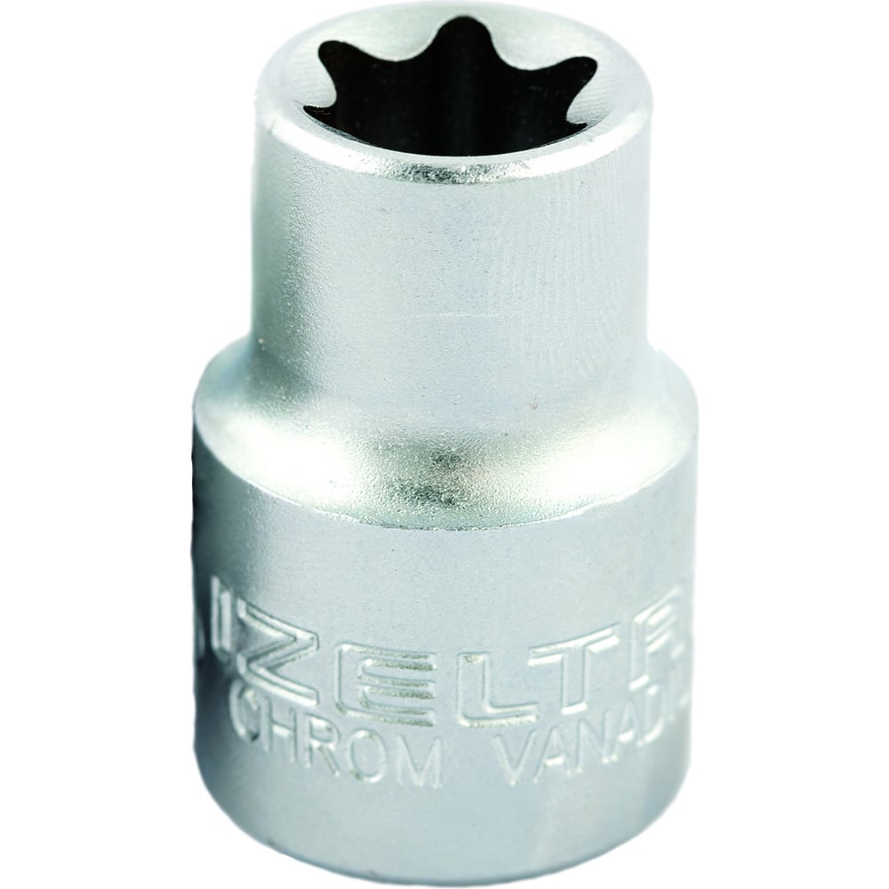 Изображение товара Головка Torx E16 1/2 дюйма CrV IZELTAS для профессиональных работ