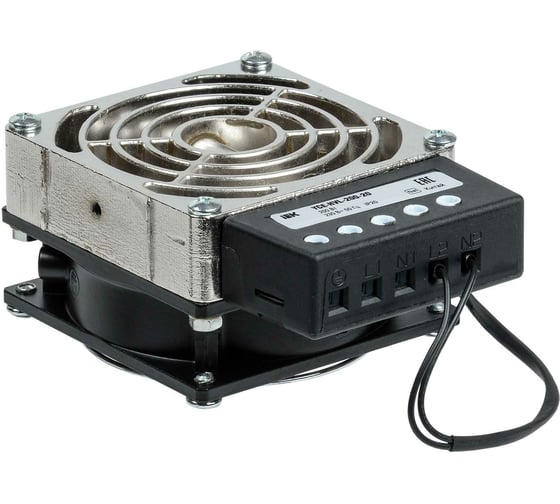 Изображение товара Обогреватель IEK встроенный вентилятор, 200 Вт, IP20 YCE-HVL-200-20