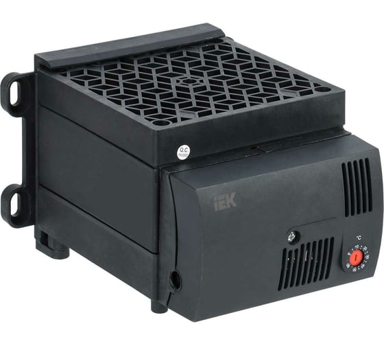 Изображение товара Обогреватель IEK на DIN-рейку, ОДР, вентилятор+термостат, 1200Вт, IP20 YOB30-1200-20