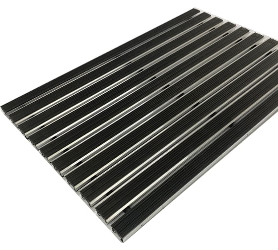 Изображение товара Грязезащитная придверная решетка ООО ПК ЦентрВход Эксперт резина, размер 390x590 мм 731EX001