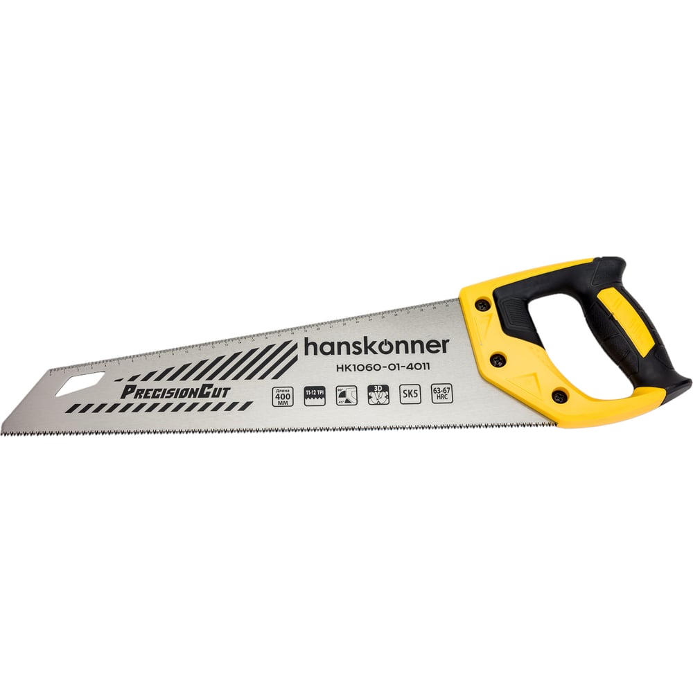 Изображение товара Ножовка по дереву Hanskonner HK1060-01-4011 с широким полотном для веток и дров