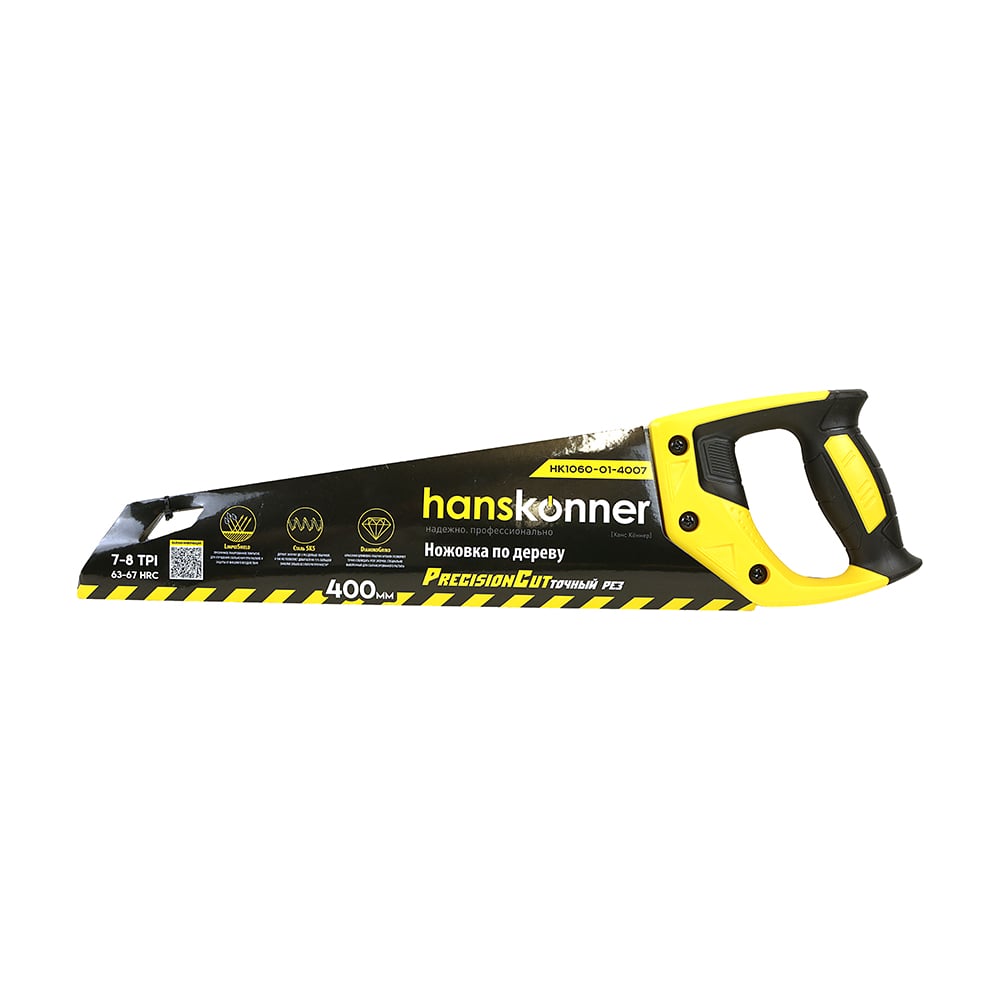 Изображение товара Ножовка по дереву Hanskonner HK1060-01-4007 с полотном 400 мм