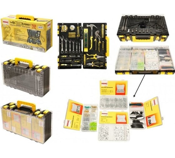 Изображение товара Набор инструментов WMC TOOLS 1350 пр 1, 4"(6гр.)(5-13мм) 49997 201350