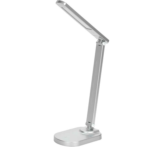 Изображение товара Настольный светильник IEK LED 2028 5Вт, USB, серебро LDNL0-2028-1-UV-05-K27