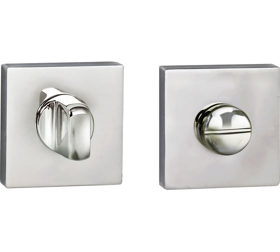 Изображение товара Завертка к ручкам PUERTO квадратная, хром блестящий INBK AL 03 CP