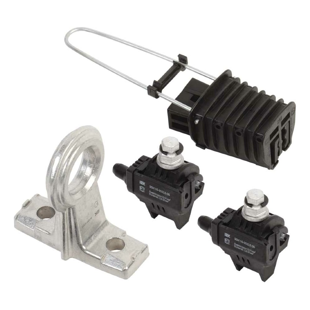 Изображение товара Комплект крепления к столбу IEK КС-4 UKA-33-1-04 для надежного монтажа