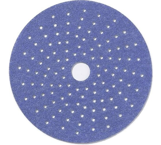 Изображение товара Шлифовальный круг CERAMIC L712T 125 мм на липучке с мультипылеотводом, P240, 5 шт Sunmight 76412R
