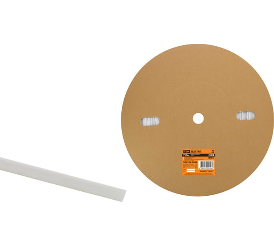 Изображение товара Термоусаживаемая трубка TDM ELECTRIC ТУТнг 8/4 белая (100 м/ролл) SQ0518-0008